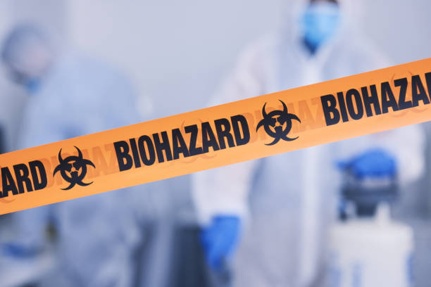 Professional Blood Cleanup technician working in Charlottesville, IN